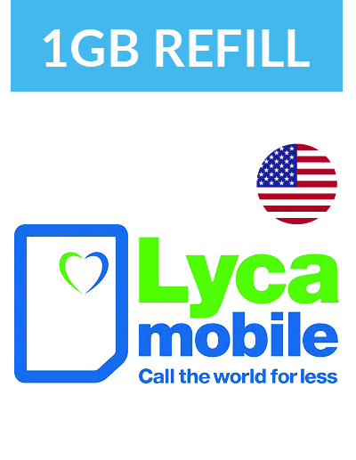 1GB Lyca Refill